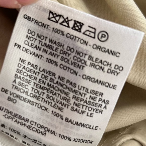 Toteme Beige Summer Country Jacket Barn Chore Jacket in Peanut US 10 - Picture 8 of 15